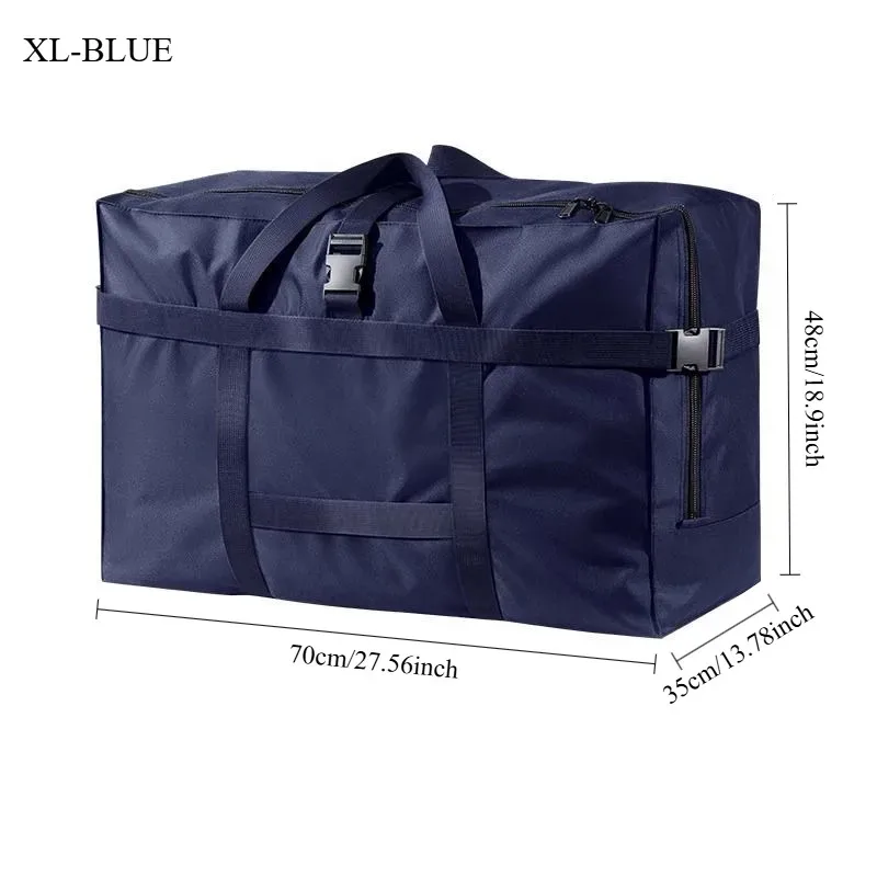 grand sac de voyage pliable et imperméable, sac à main durable, design peu encombrant pour valise à roulettes