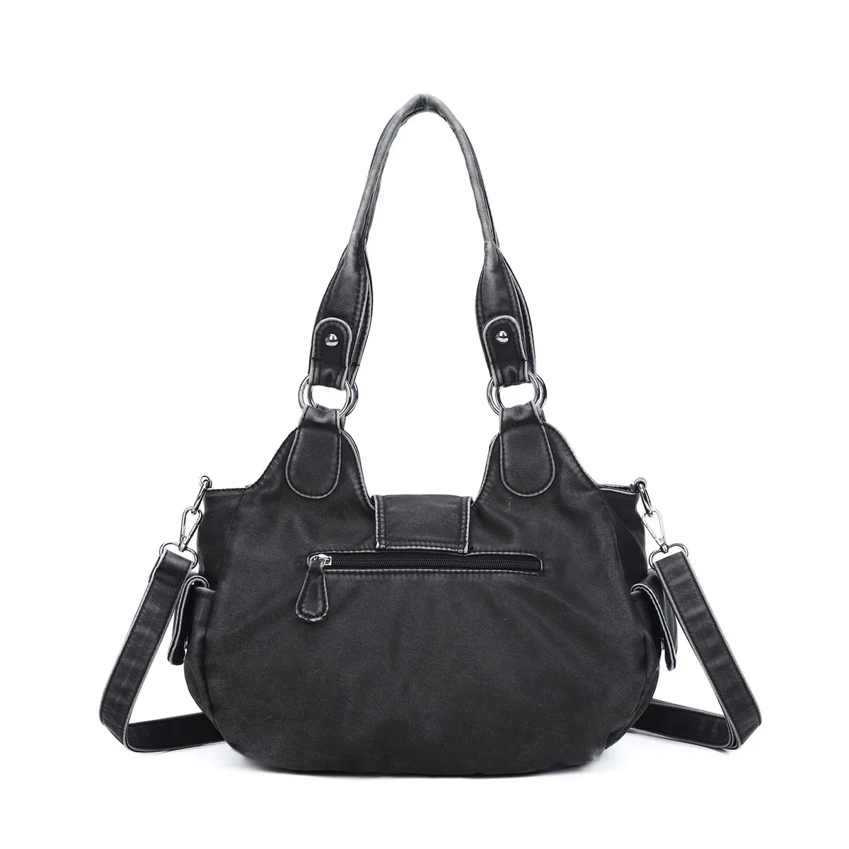 sac à main pour femmes, sacoche à bandoulière à poignée supérieure, sac de boulettes en pu, sacs à bandoulière multi-poches, sac d'argent pour téléphone