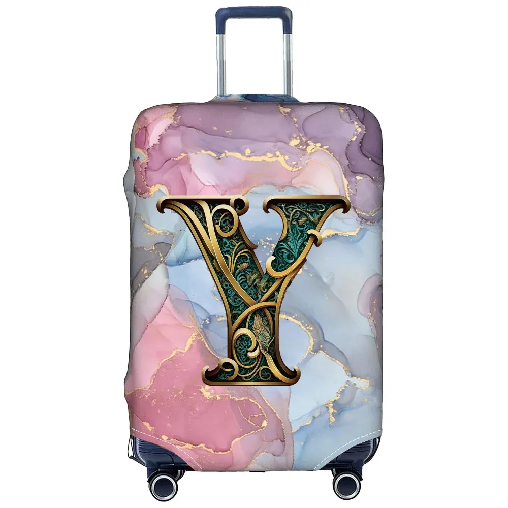 housse de protection pour bagages en tissu extensible, étui de protection pour valise série graphique, housse anti-poussière pour bagages, valise adaptée de 18 à 32 pouces
