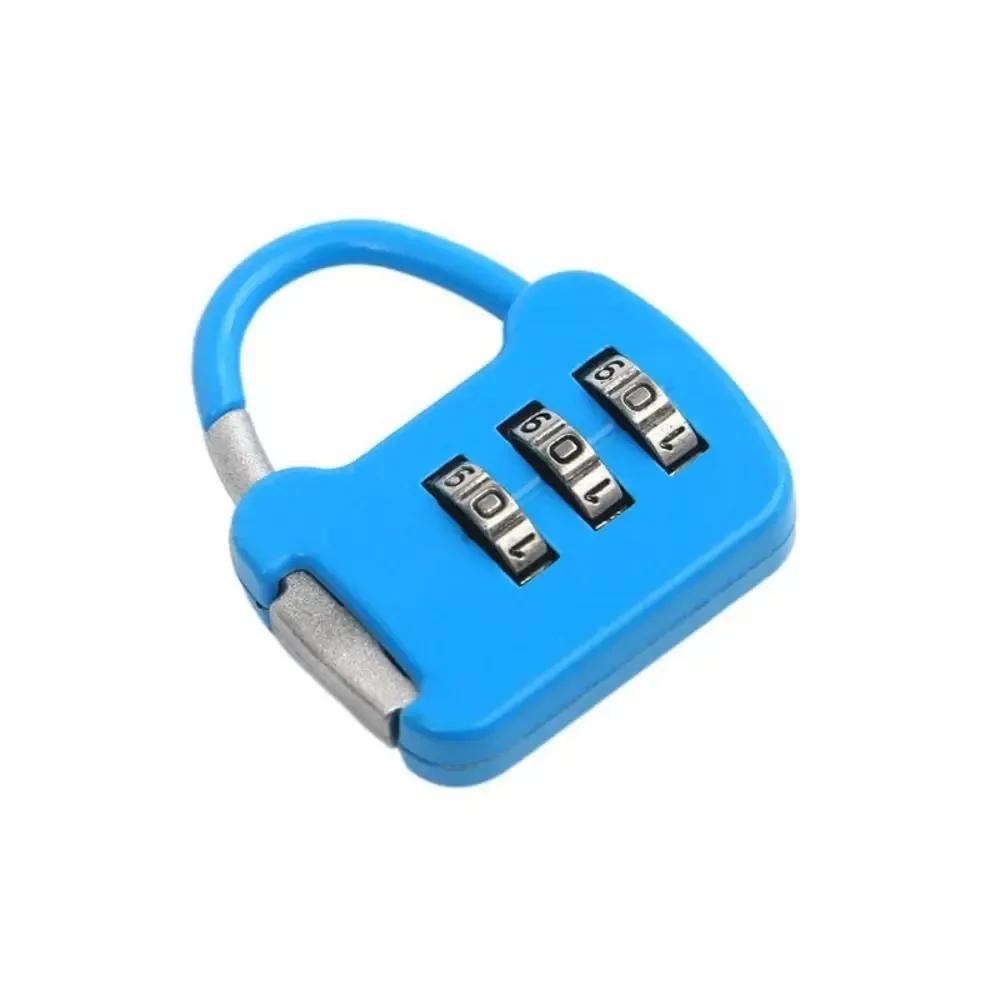 cadenas verrouiller métal code numérique portable pratique marron dore rose orange voyage petite taille