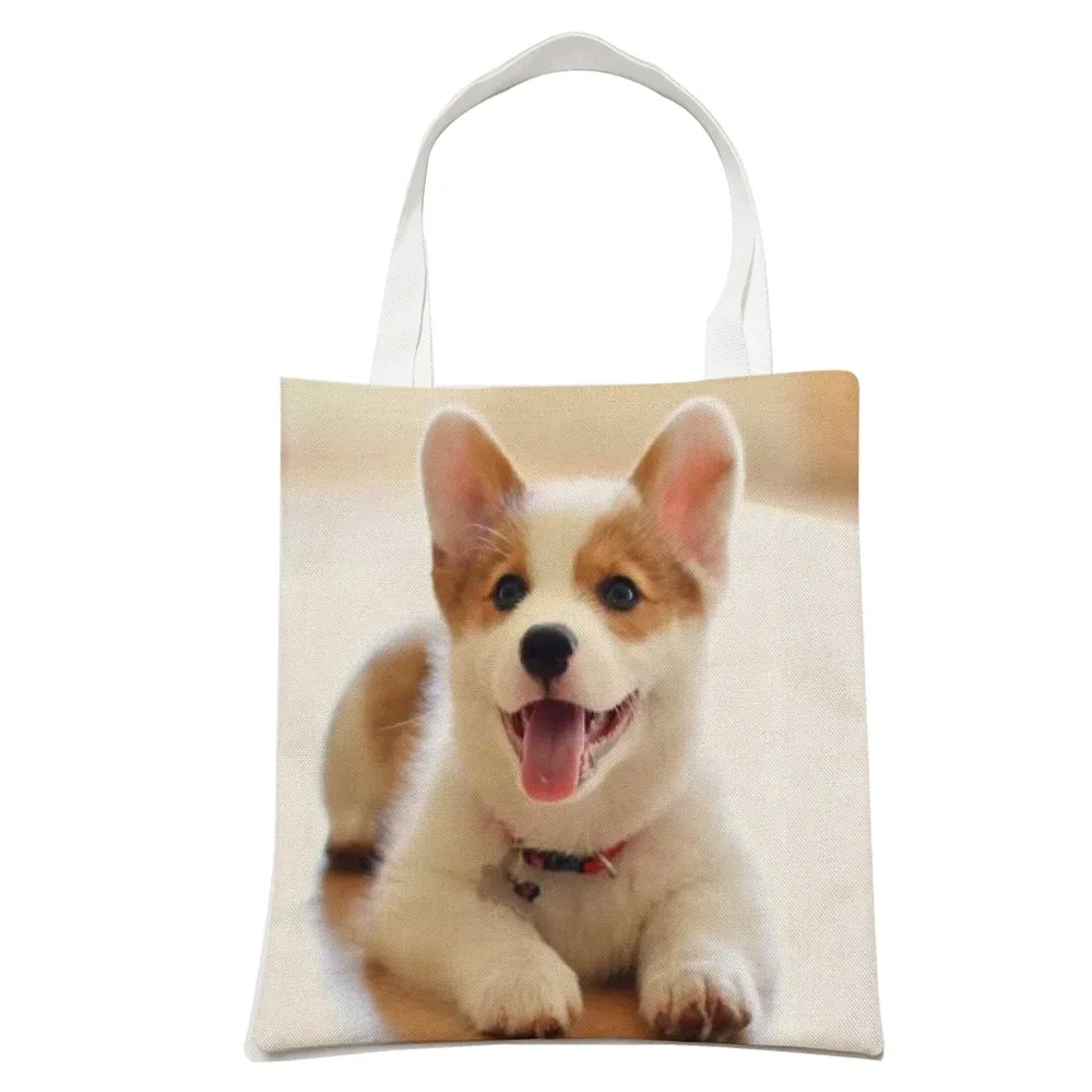 sac fourre-tout personnalisé pour femmes, avec logo imprimé, personnalisé de vos images, sacs à bandoulière de shopping en toile à la mode, livraison directe