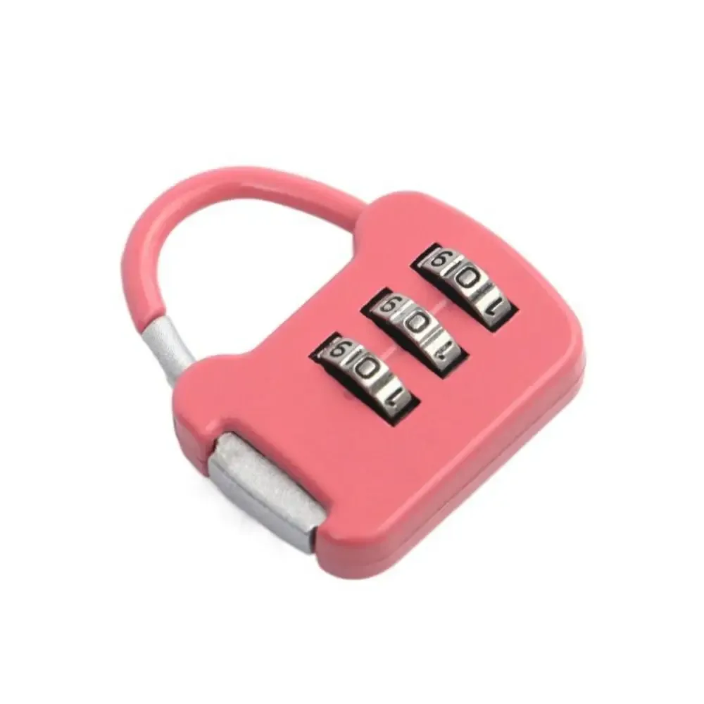 cadenas verrouiller métal code numérique portable pratique marron dore rose orange voyage petite taille