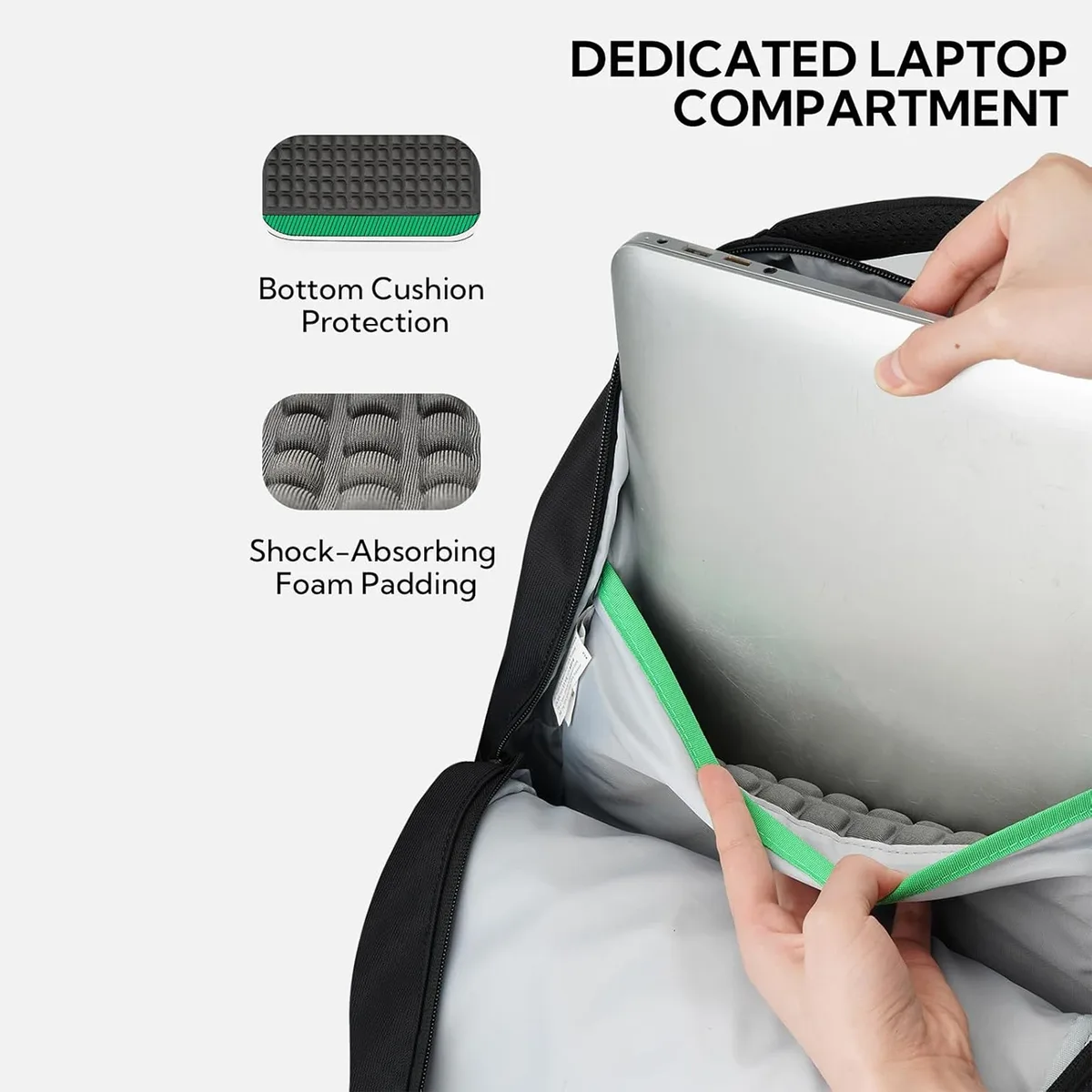 waterfly 15,6" sac à dos pour ordinateur portable anti-vol résistant à l'eau tsa friendly sac d'école de voyage pour femmes et hommes