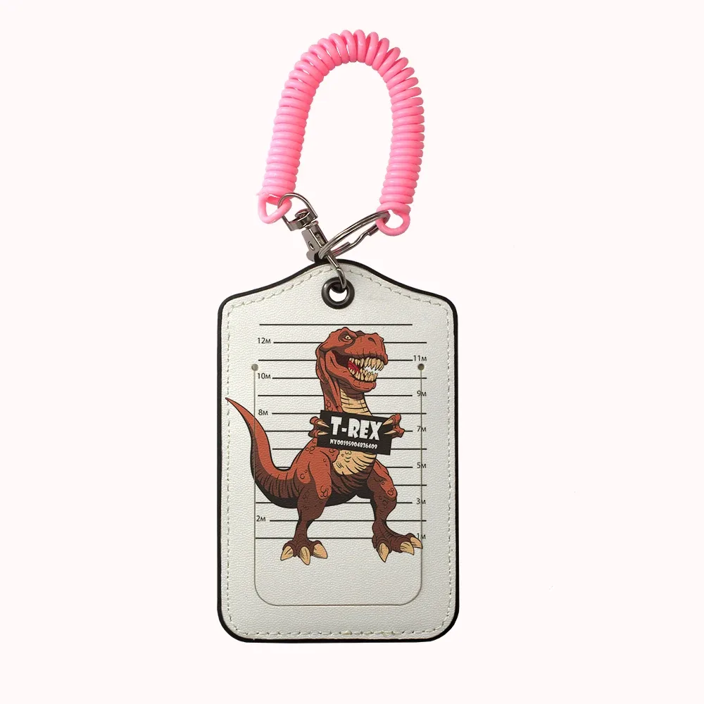 étiquette de bagage professionnelle en cuir hot animalsdinosaur team, étiquette d'adresse pour valise, étiquette d'identification nominative pour bagage de cabine