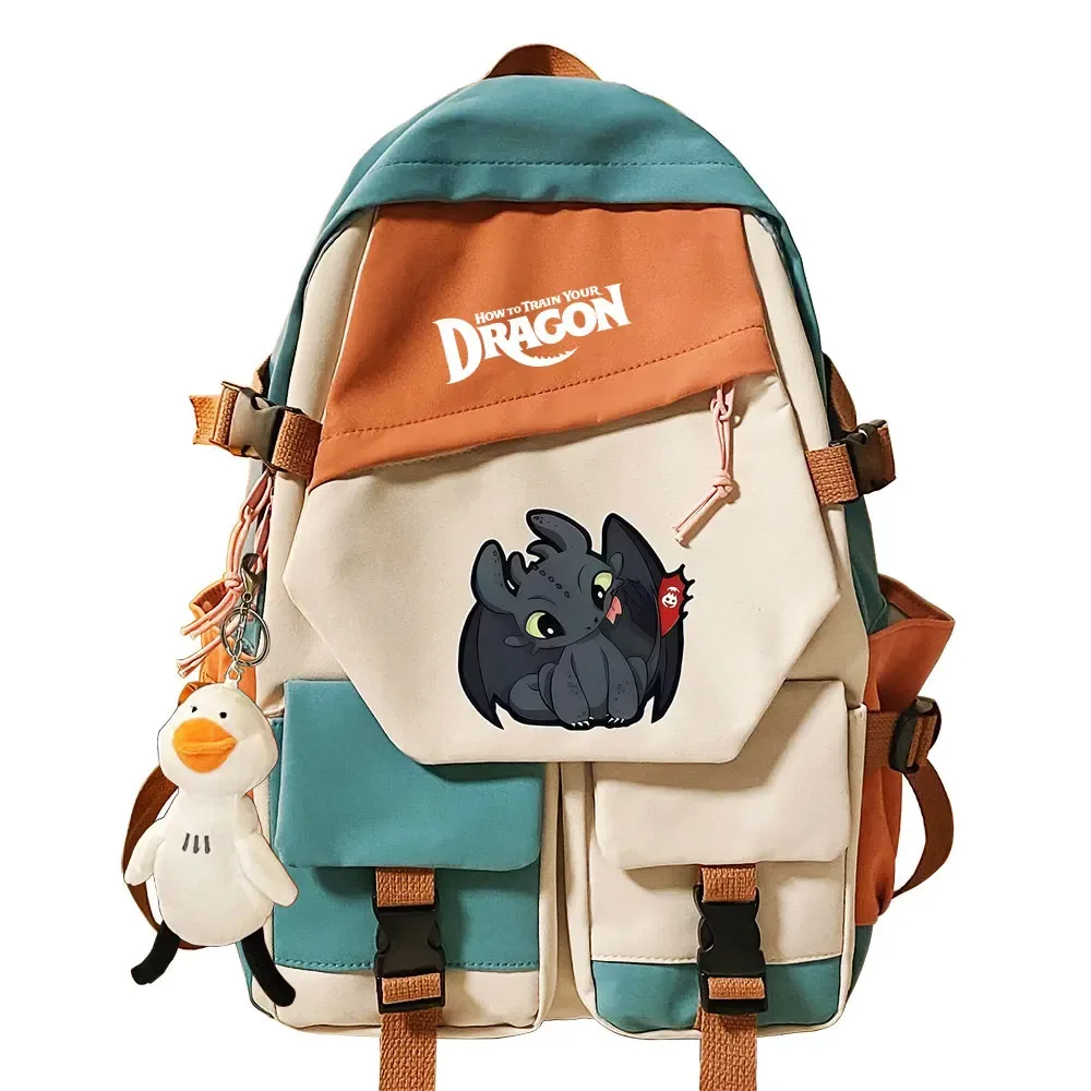 sac à dos pour filles et garçons « comment dresser son dragon », sac à dos pour l'école, sac à dos pour adolescents, femmes, voyage, ordinateur portable, sac à dos pour étudiants, mochila