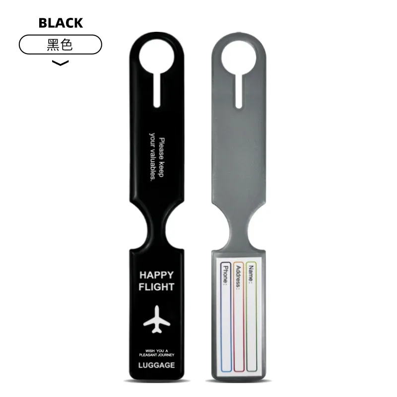 étiquettes de bagage de voyage, housses de protection pour étiquettes d'identification de valise, porte-étiquettes de bagage, étiquettes d'embarquement, étiquettes portables, accessoires de voyage tendance