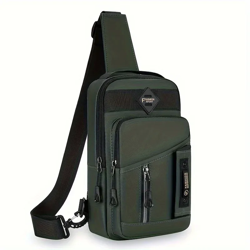 nouveaux hommes sacs à bandoulière sac de poitrine sacs à bandoulière multifonctionnels sac à bandoulière de voyage