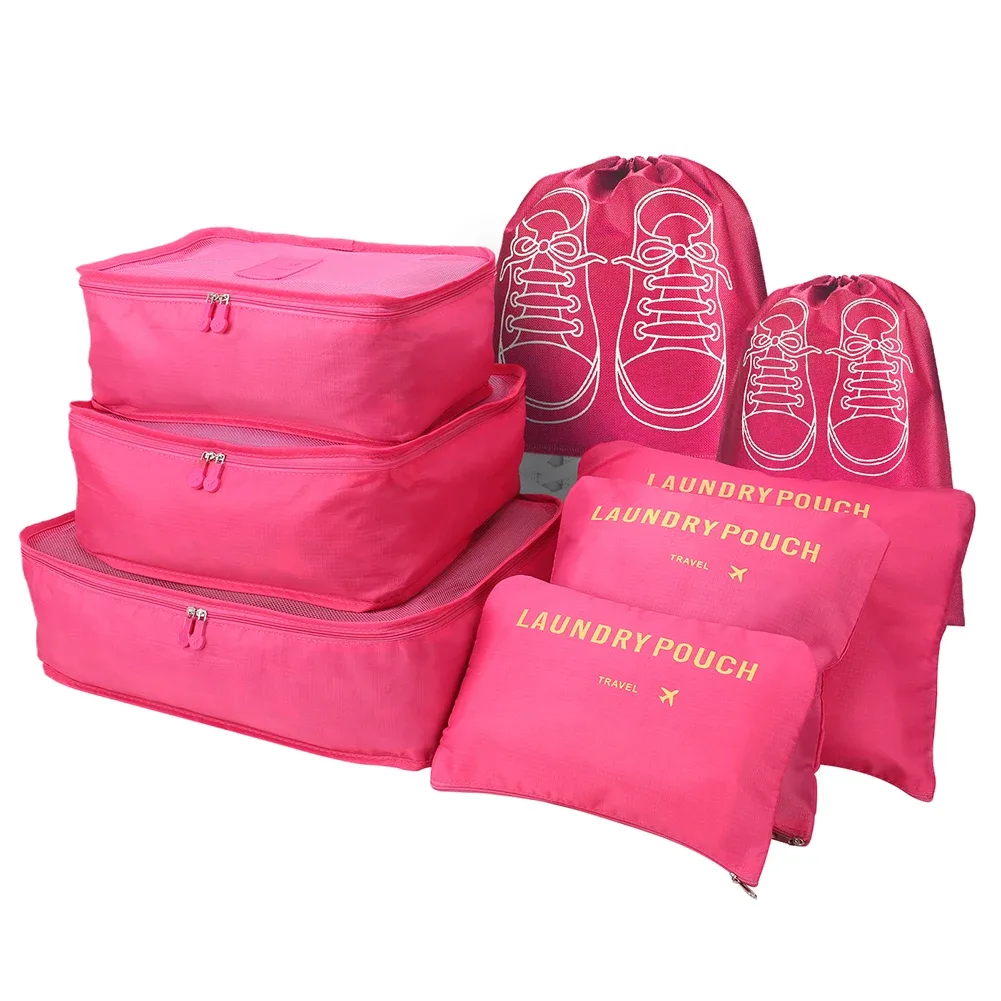 organisateur voyage sacs rangement oxford doux polyvalent transparent respirant fermeture éclair durabledurable pliable transport facile conception boucle empilable vêtements