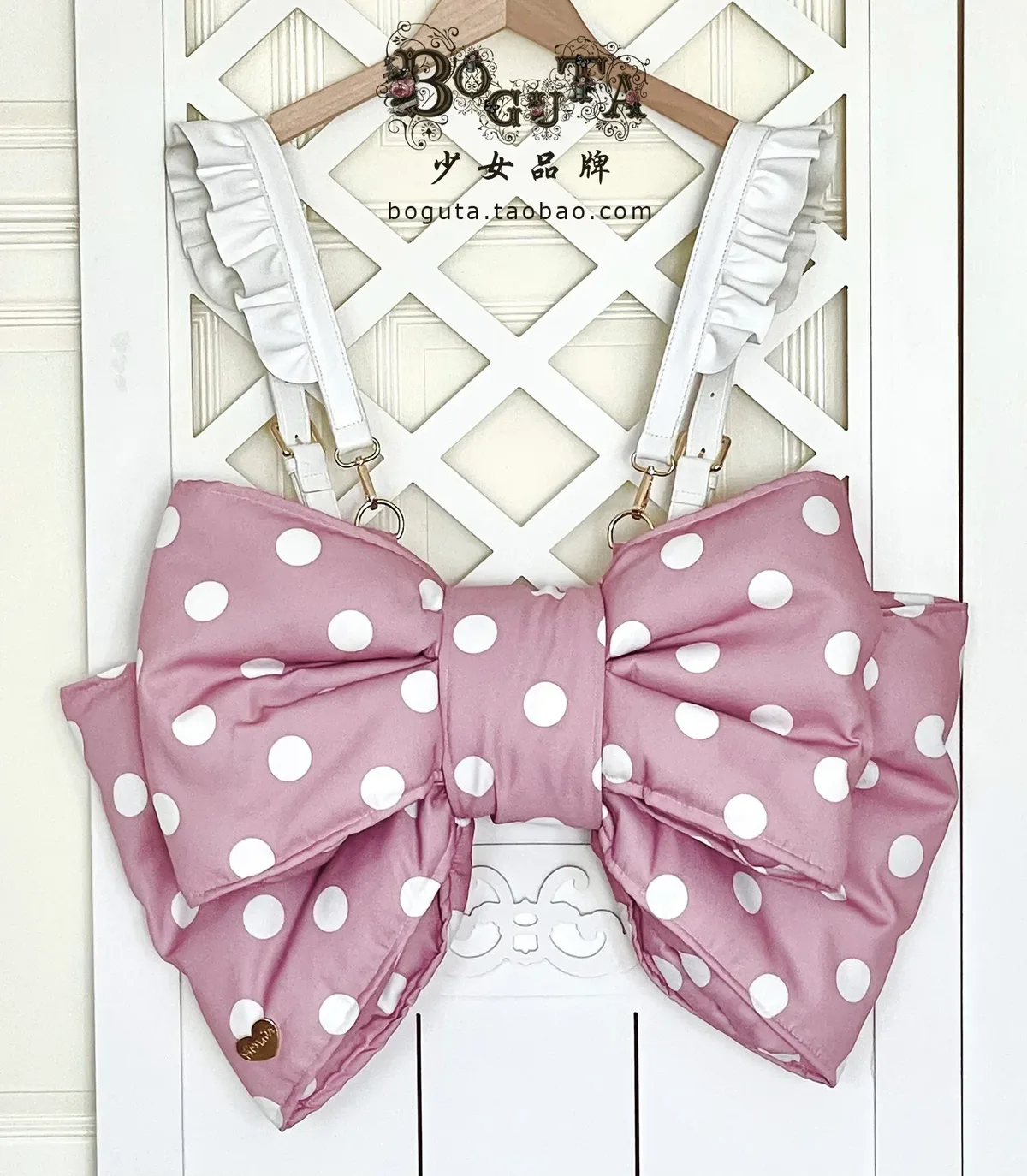 sac à dos lolita avec nœud à pois, joli sac à bandoulière original mochilas mujer bolsas y2k pour femmes, sac à dos kawaii pour filles douces