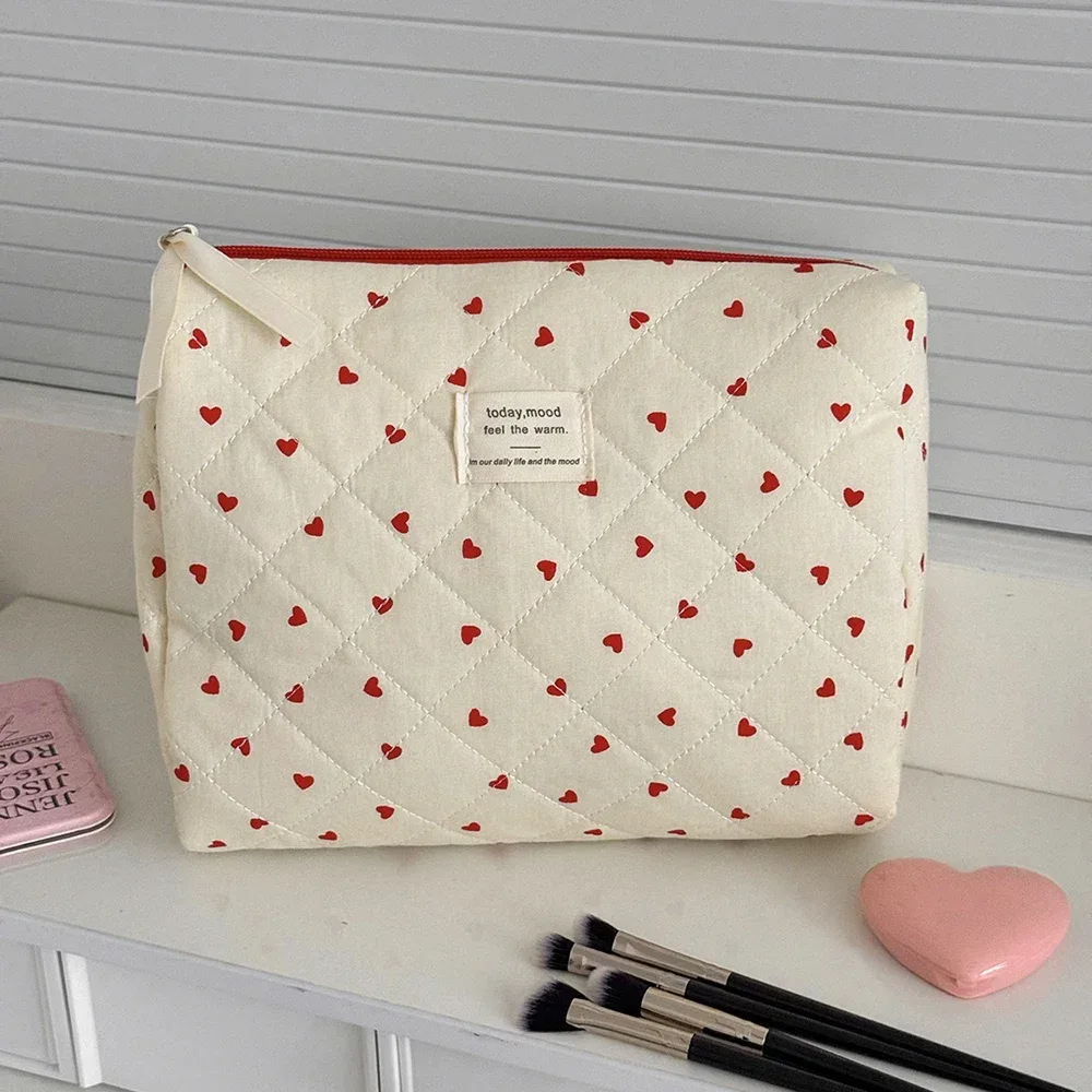 sac fourre-tout matelassé noir à motif floral pour femme, sac à main de voyage, pochette de rangement portable pour cosmétiques et maquillage avec fermeture éclair