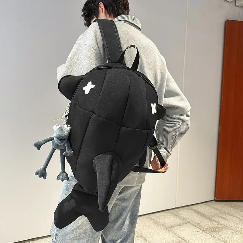 sac à dos de voyage étanche en forme de dessin animé, sac à dos amusant kawaii pour hommes et femmes, sac d'école léger de grande capacité