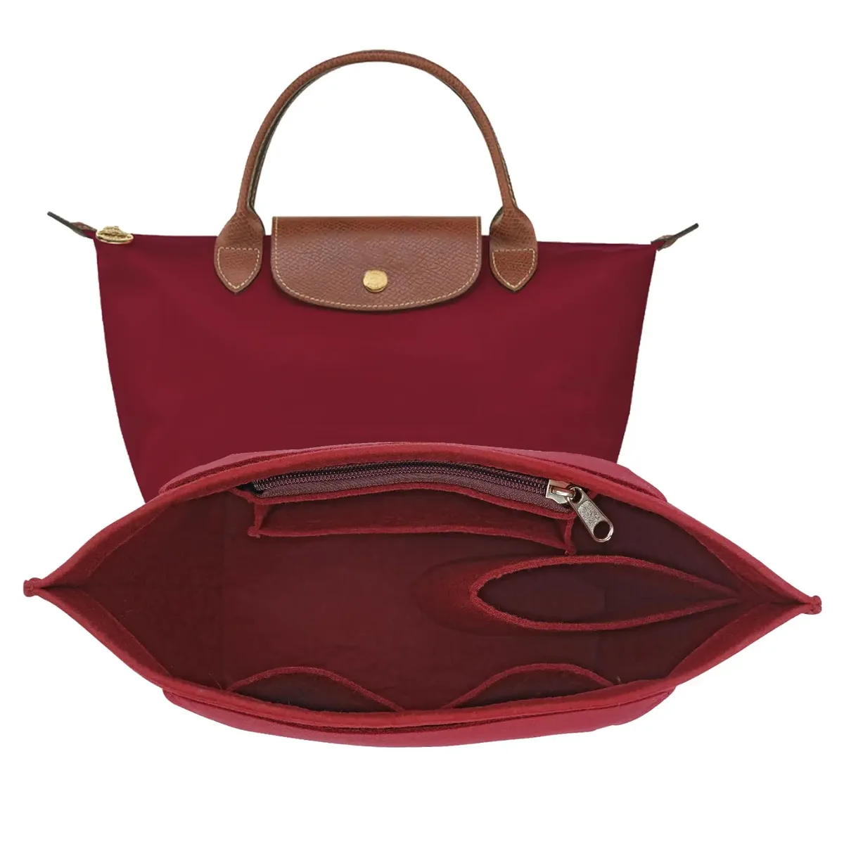 insert d'organisateur de sac à main, organisateur de sac en feutre pour organisateur de sac à main, 5 couleurs, 3 tailles