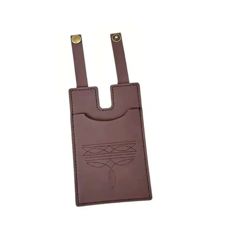 étiquettes de bagages en cuir pu, design gaufré, fermeture à pression robuste, parfaites pour les valises de voyage, porte-identité, plusieurs options de couleurs