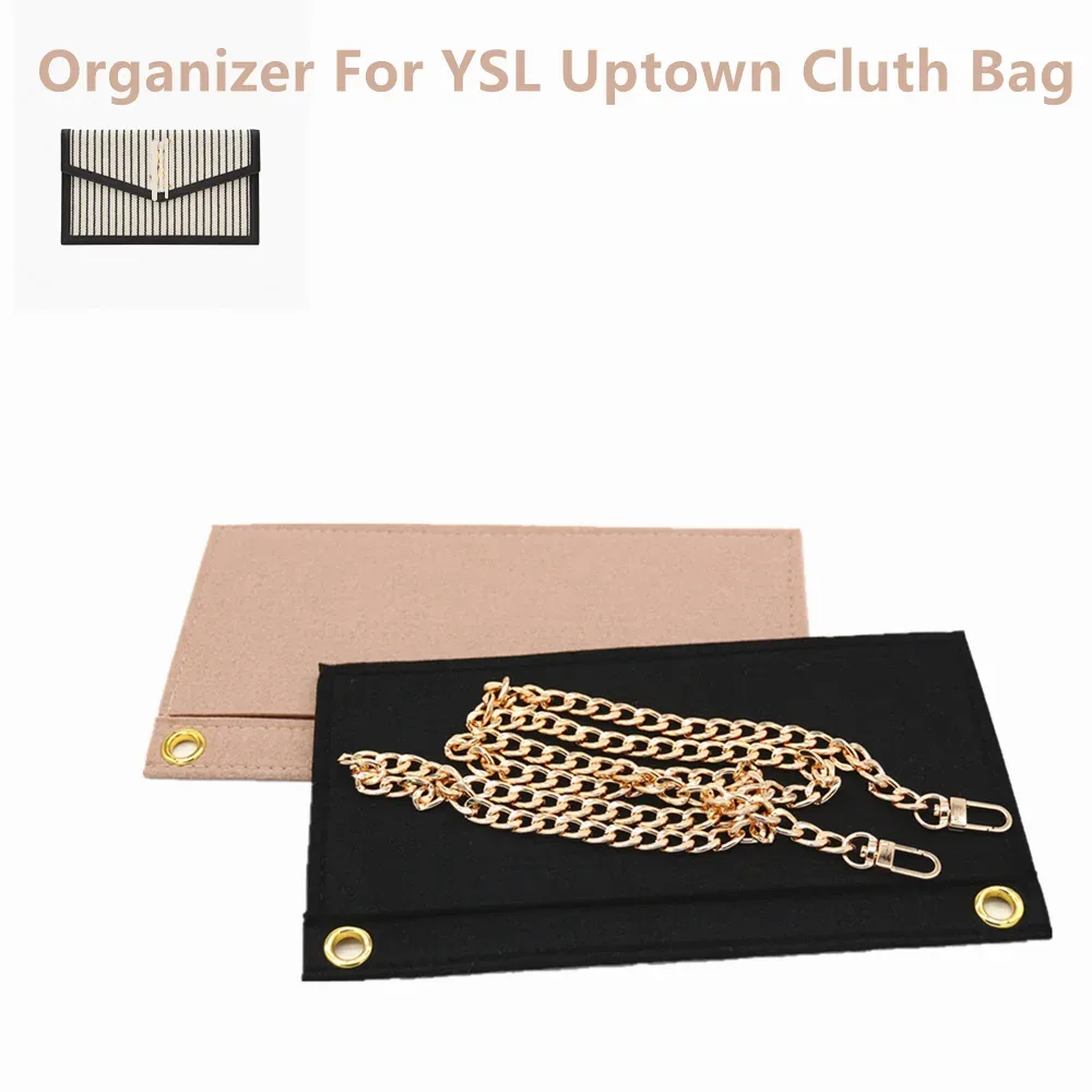 pour uptown sac organisateur insérer chaîne uptown organisateur avec chaîne bandoulière femmes luxe sac à main message sac