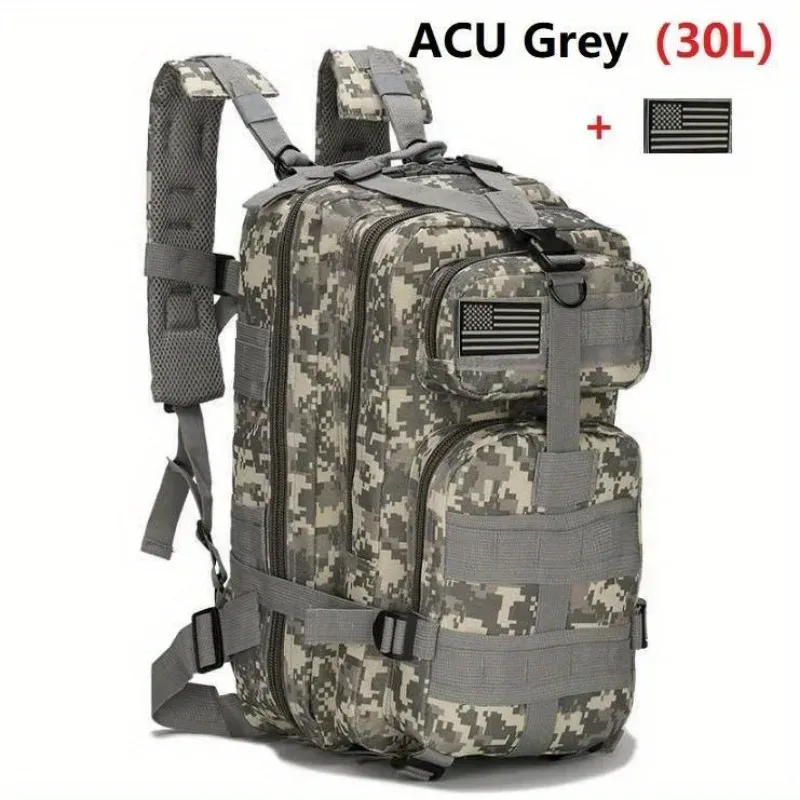 50l/30l sac à dos militaire d'assaut pour hommes, 3 jours bug out sac molle sac à dos pour camping sac à dos de sport en plein air sacs à dos