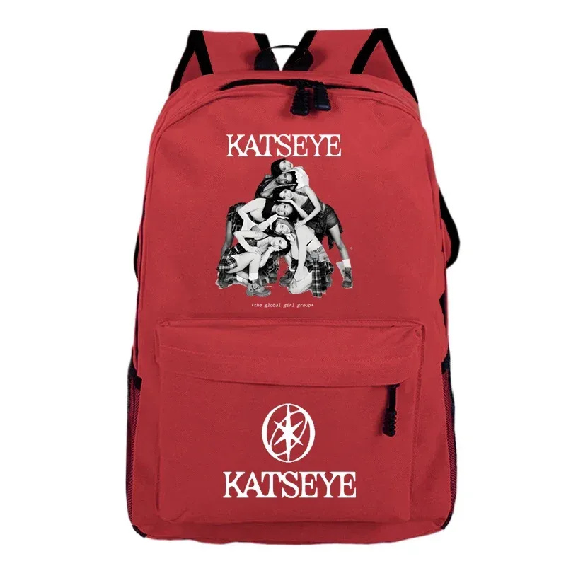 sacs d'école imprimés katseye, sac à dos léger pour enfants, cartable pour élèves du primaire, filles et garçons, sacs de voyage en plein air, mochila, cadeau