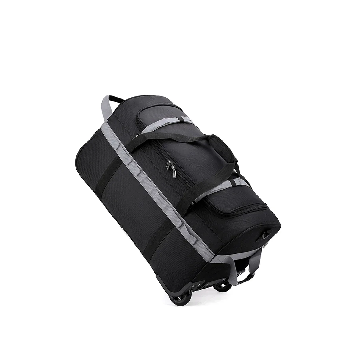 sac de chariot d'extérieur de grande capacité, sac de voyage, sac polochon, sac à carreaux de compagnie aérienne, sac à dos, sac de remorqueur avec poulies