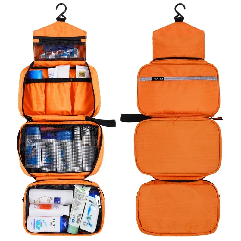 grandes trousses à cosmétiques étanches pour hommes, trousse de toilette pour hommes, trousse de toilette pliable, trousse de maquillage, trousse de toilette de voyage