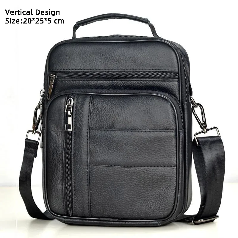 mode chaude hommes sacs de messager sacs à main en cuir véritable pour homme marque de luxe mâle sac à bandoulière pour mini pad garçon sac à bandoulière