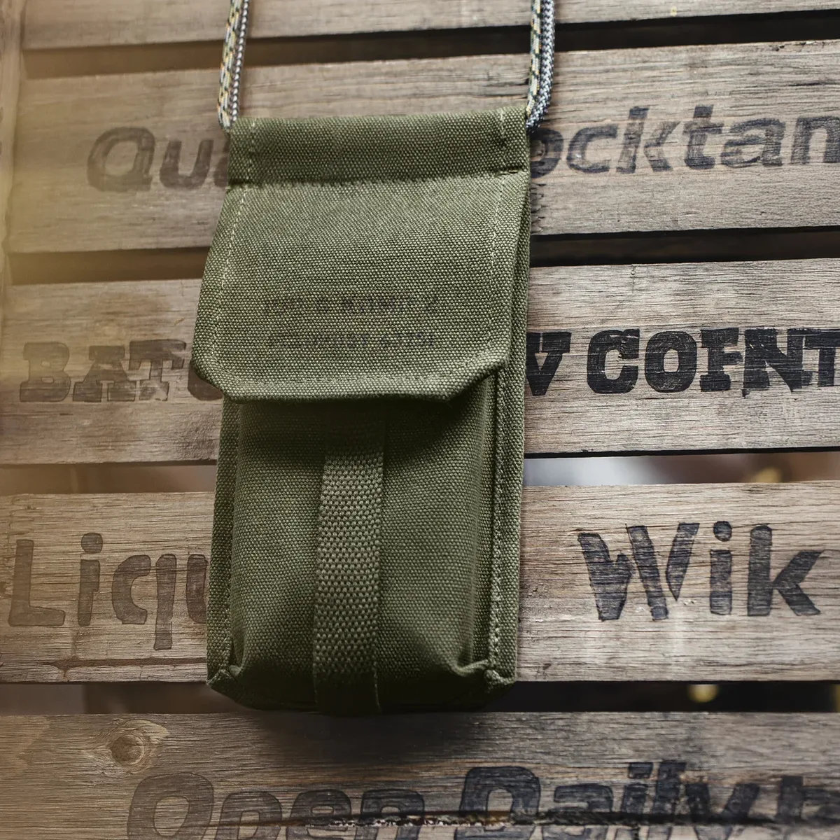 maden hommes vintage m16 militaire vert mini sac femme sac à bandoulière sacs à bandoulière sac de téléphone décontracté porte-monnaie détachable