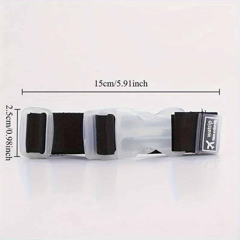 sangle de bagage en nylon colorée, 2 pièces, ceinture de valise de voyage réglable avec boucle de déverrouillage, facile à transporter, pratique pour la voiture