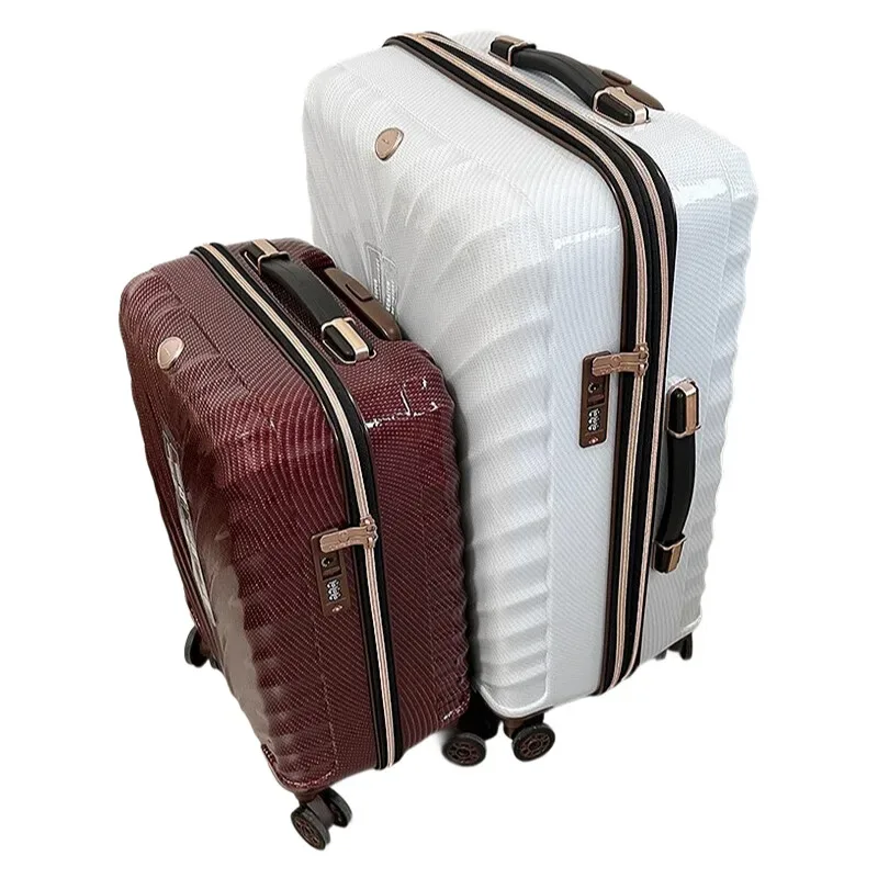 valise ultra-légère en fibre de carbone – bagage à main de 1,9 kg et 21 pouces avec roues rotatives silencieuses, coque durable