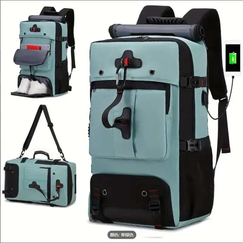 sac à dos de voyage 25l/36l/50l avec port de charge usb pour hommes, sac à dos décontracté grande capacité pour ordinateur portable, idéal pour les voyages d'affaires et les déplacements.