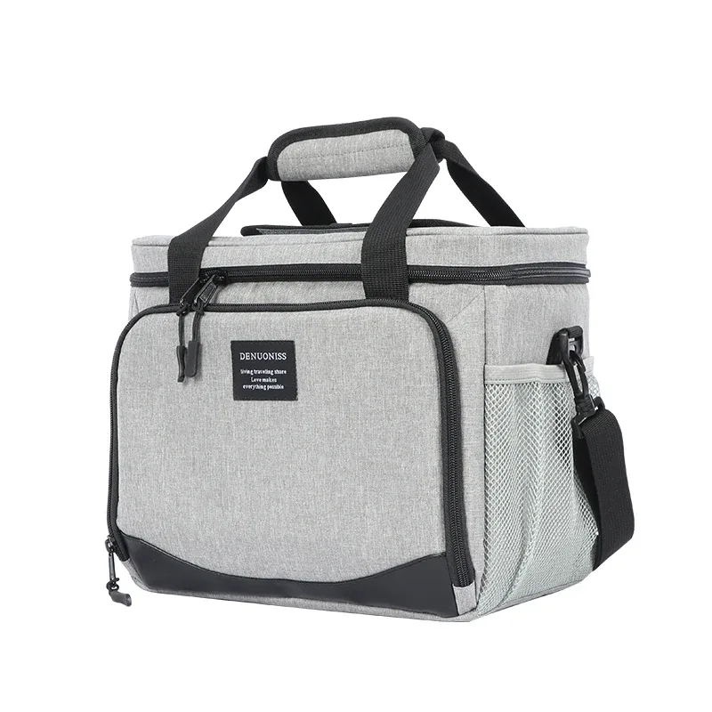 denuoniss 13l sac thermique boîte à déjeuner pour le travail sac de pique-nique voiture bolsa réfrigérateur portable sac isotherme sac à dos alimentaire