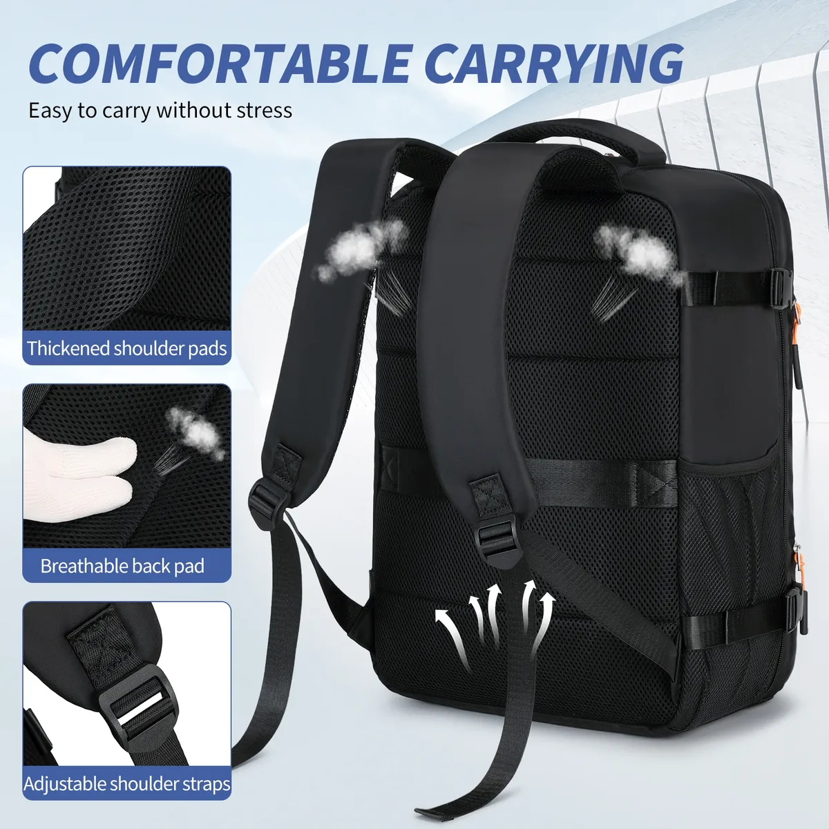 sac de voyage, bagage, nouveau sac à dos à compression sous vide, sac de randonnée multifonctionnel, bandoulière réglable, adapté à un usage quotidien