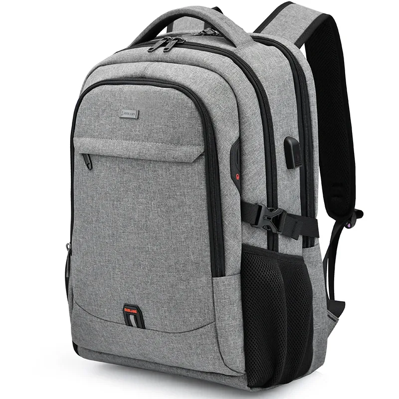 sac à dos pour ordinateur portable 17,3 pouces pour homme, sac à dos de voyage, d'université, sac à bandoulière étanche pour ordinateur portable avec port de chargement usb
