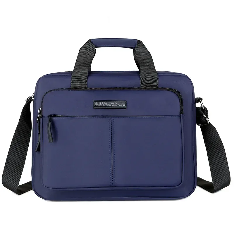 porte documents oxford hydrofuge vert dore bleu noir commerce portable simple double epaule voyage bureau
