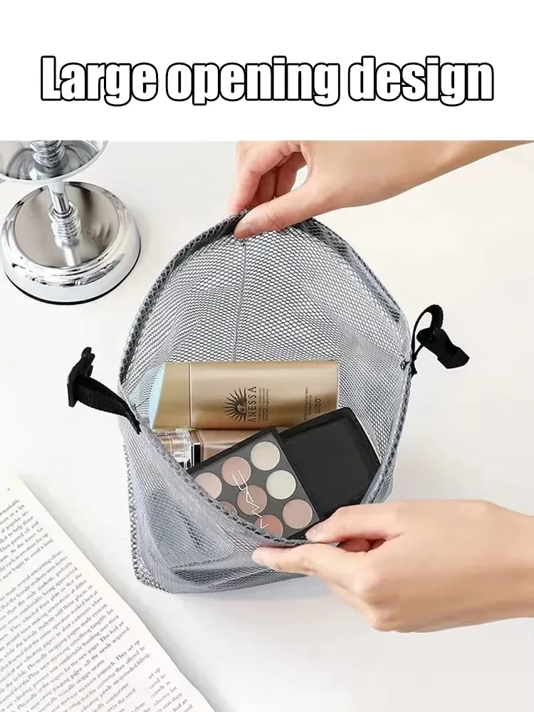 sac de rangement étanche à cordon, sac de toilette unisexe de grande capacité pour la natation, adapté pour la salle de sport, la lessive, les articles de toilette, etc.