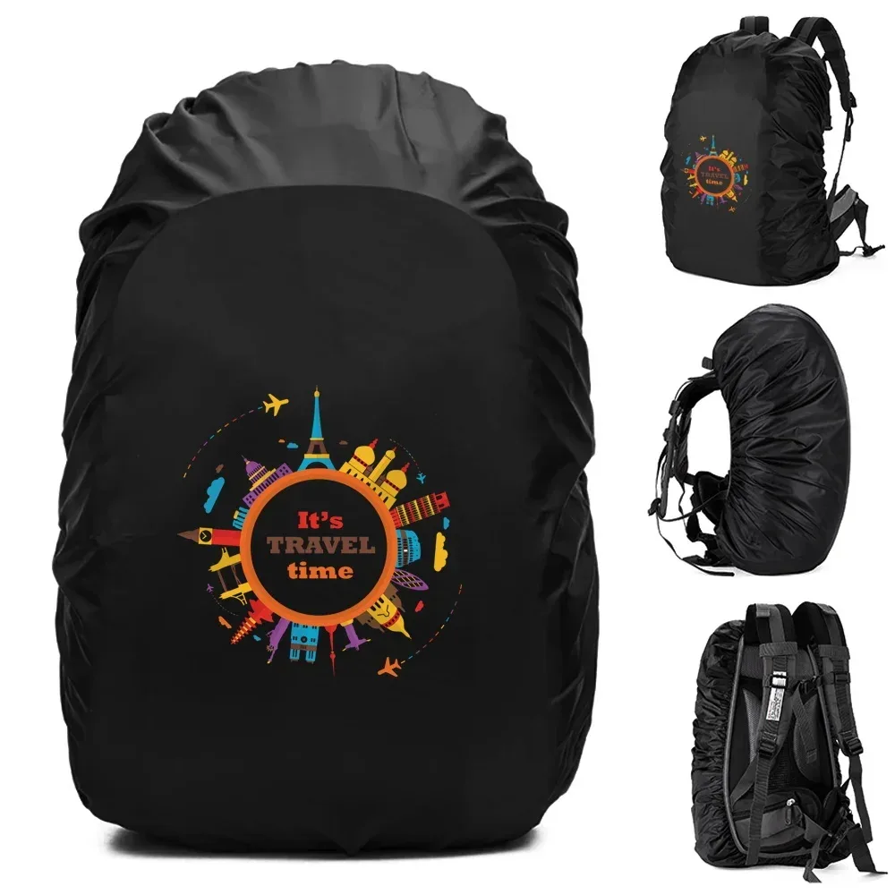 juste de pluie imperméable pour sac à dos, housse anti-poussière, sac d'escalade, extérieur, sac à dos, série de voyage, 20-70l