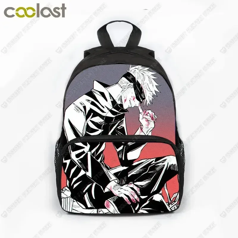 sac à dos de 13 pouces pour enfants, cool gojo satoru, yuji itadori, papeterie scolaire pour garçons