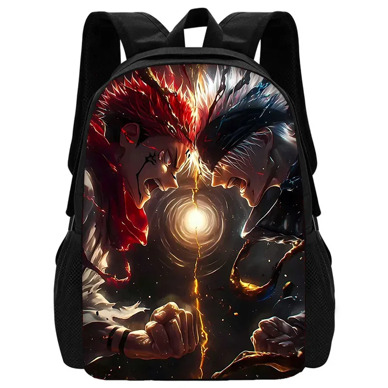sac à dos d'école pour enfants, anime j-jujutsus k-kaisens, avec sacs à déjeuner, sacs à crayons, sacs d'école pour garçons et filles, meilleur cadeau