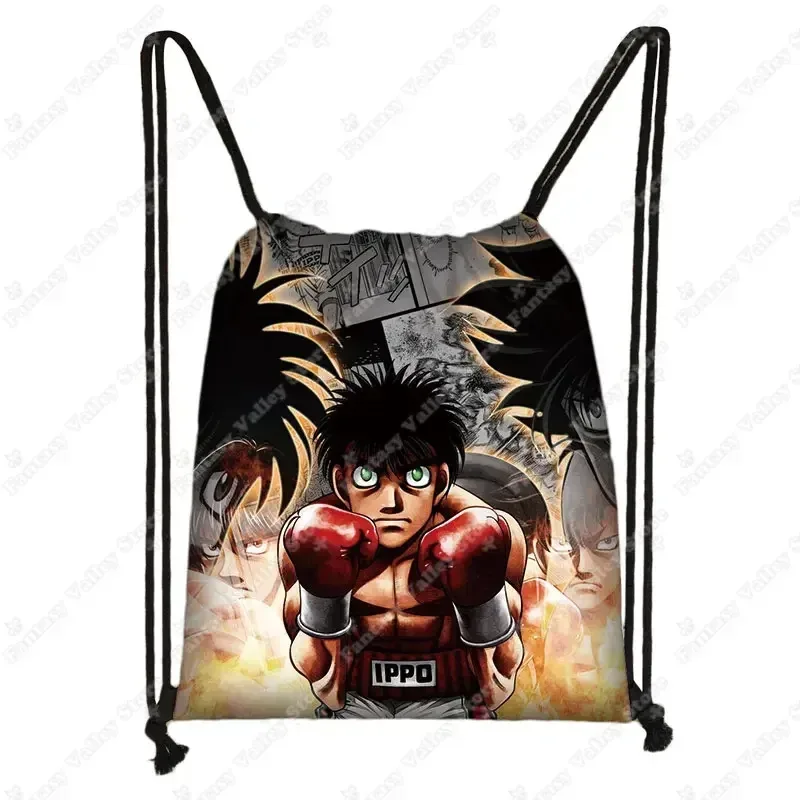 sac à dos en toile anime hajrob no ippo proximité wstring, kamogawa boxe gym, makunouchi tokyo amura, sac de rangement, sac d'évaluation pour voyage