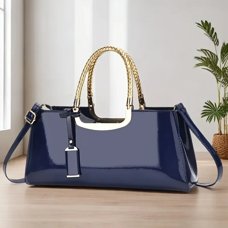 sac à main à bandoulière en cuir pu brillant pour femmes, pochette de mariage, sac de soirée de mariée
