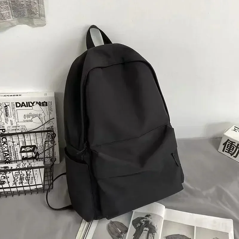 sac à dos polyvalent noir, gris, blanc, rouge, de haute qualité, grande capacité, sac de voyage imperméable, sac d'ordinateur en nylon lavable, unisexe