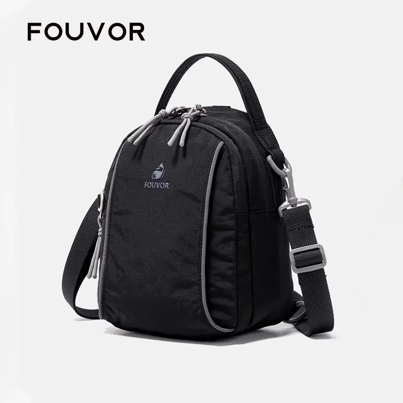 sac mini multifonctionnel en nylon fouvor 2026 imperméable léger 3-en-1 sac à bandoulière sac à dos pour trajet quotidien 3073-12