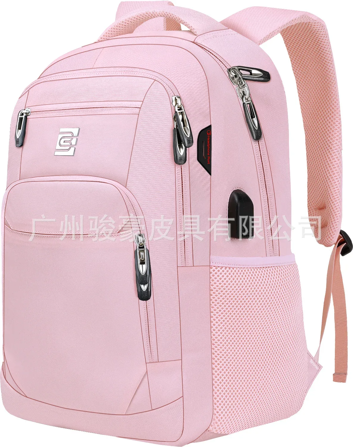 sac à dos antivol pour ordinateur portable 15.6 pouces, pour voyage d'affaires, avec port de chargement usb, convient aux femmes et aux hommes