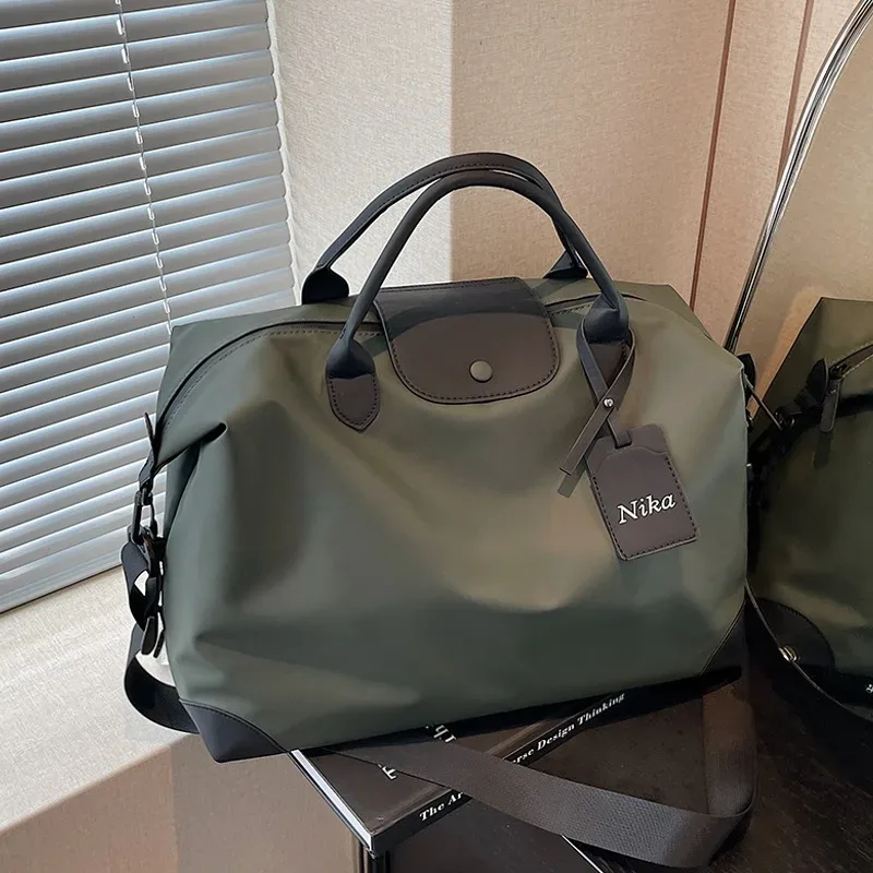 sac de voyage léger de grande capacité, 1 pièce, sac à main portable à la mode pour court voyage, bagages, fourre-tout de rangement de gymnastique
