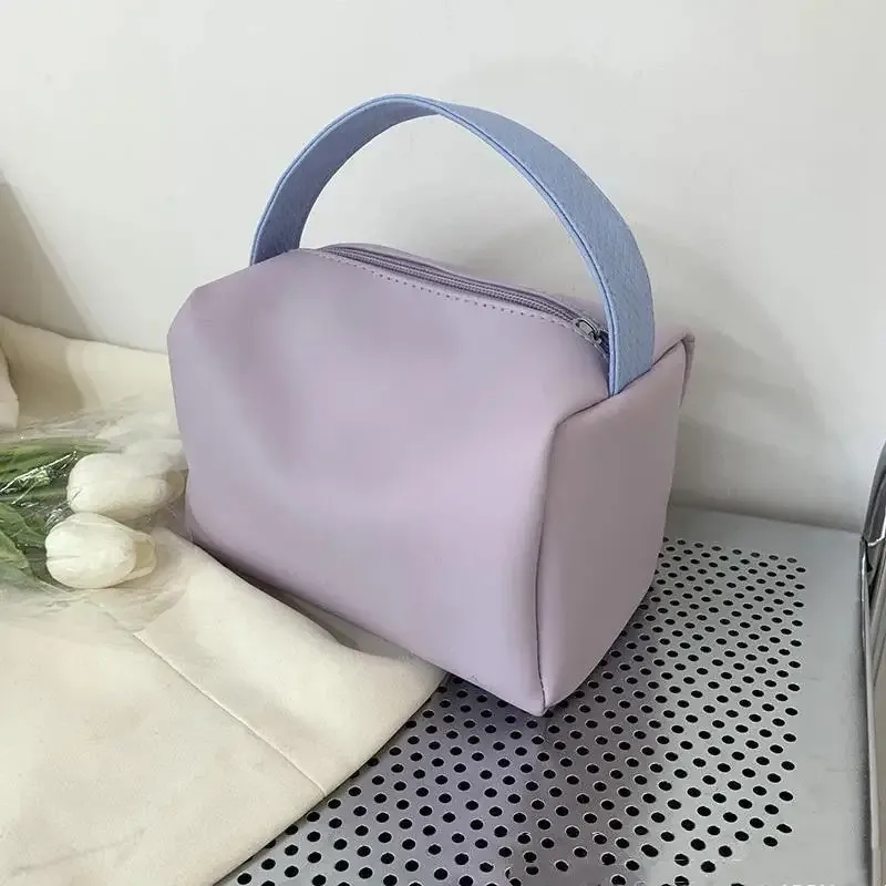 nouvelle trousse de maquillage en pu, sac à cosmétiques pour femmes, grande capacité, organiseur de rangement multifonctionnel, trousse de toilette de voyage, sac à main
