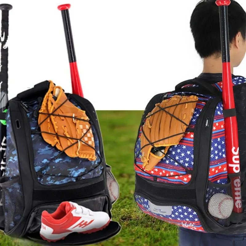sac à dos de baseball softball avec compartiment pour chaussures, batte de softball d'extérieur, grande capacité, pour jeune adulte