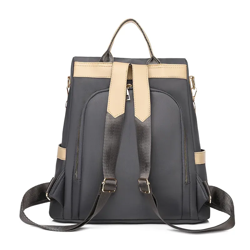 sac à dos antivol pour femmes, imperméable, à bandoulière, grande capacité, pour l'école, voyage simple et décontracté, pour étudiants