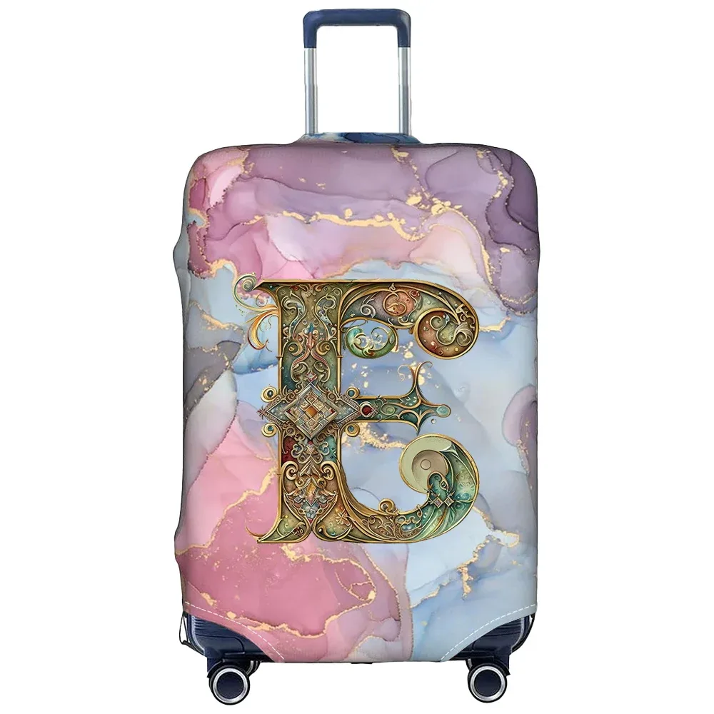 housse de protection pour bagages en tissu extensible, étui de protection pour valise série graphique, housse anti-poussière pour bagages, valise adaptée de 18 à 32 pouces