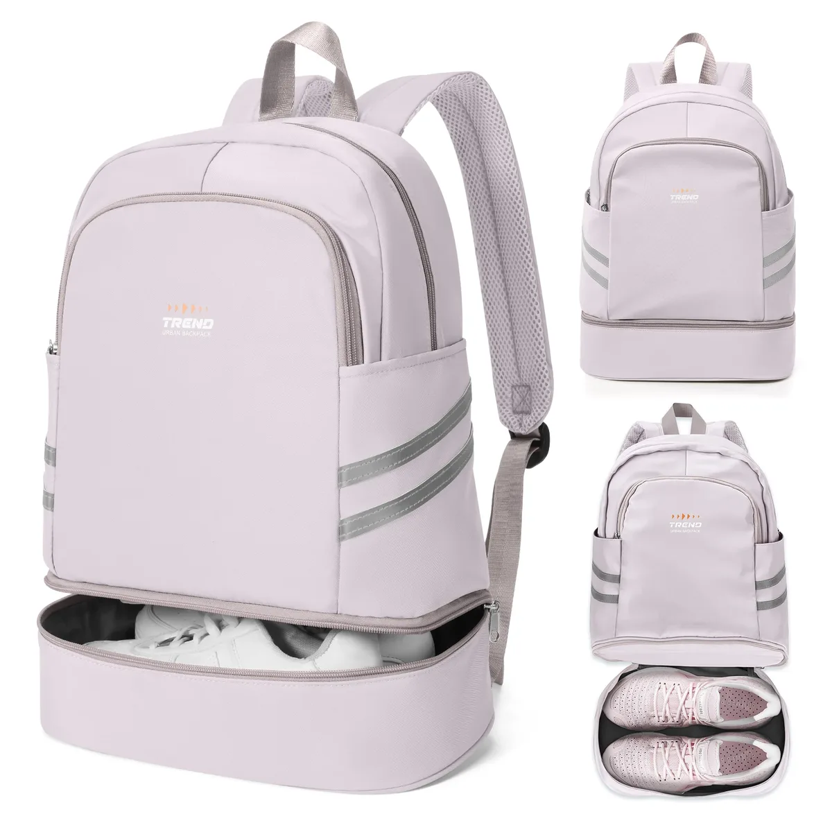 sac à dos de gymnastique pour femmes avec compartiment à chaussures, sac à dos de voyage pour femmes, sac à dos de sport étanche, sac à dos de plage pour fitness et natation ﻿