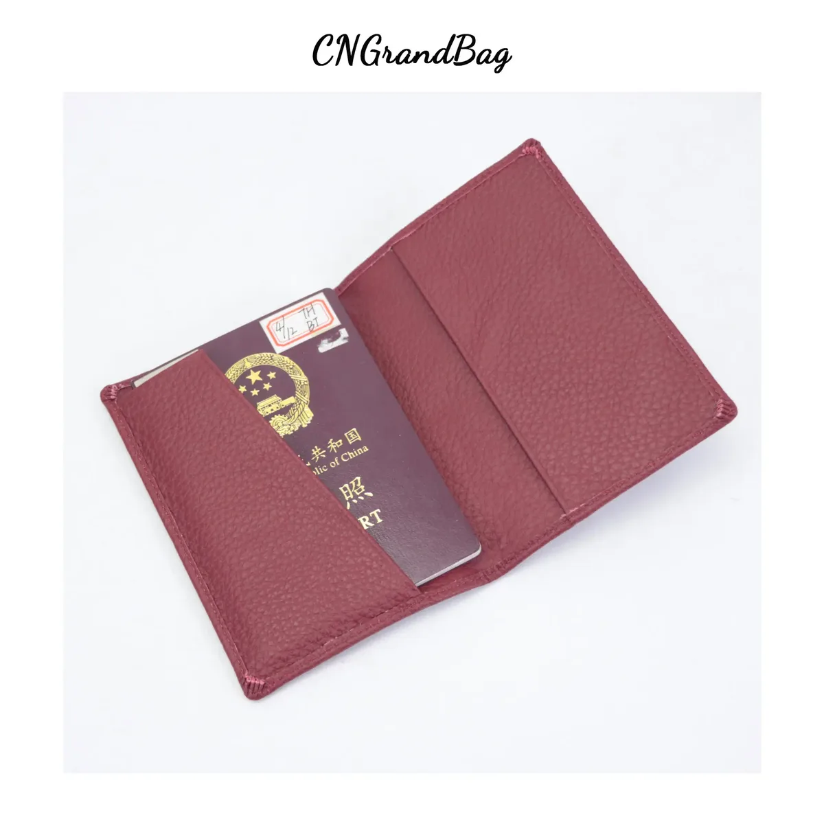 porte-passeport personnalisé en cuir de vache, couverture de passeport portable, accessoires de voyage, sac de voyage pour passeport