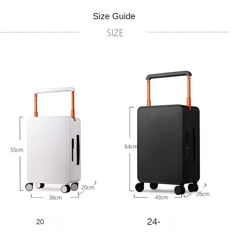 valise pc antirayures antipoussiere toupie roues poignées orange blanc bleu grandecapacite voyage fonctionnelle compartimentsinternes zippés