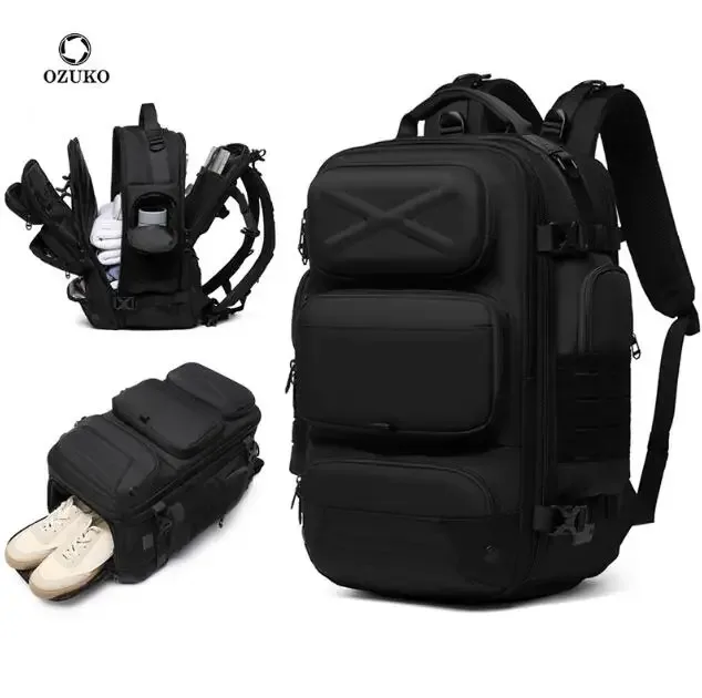 hommes voyage sac à dos sac d'école hommes oxford sac à dos avec compartiment à chaussures 15.6 pouces sac à dos pour ordinateur portable pour hommes sacs à dos
