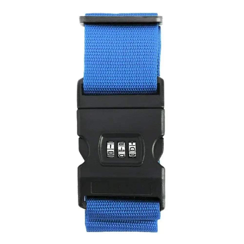 ceinture sécurité bagages nylon cadenas combiné multicouche élastique solide protection voyage bleu rose arc-en-ciel noir